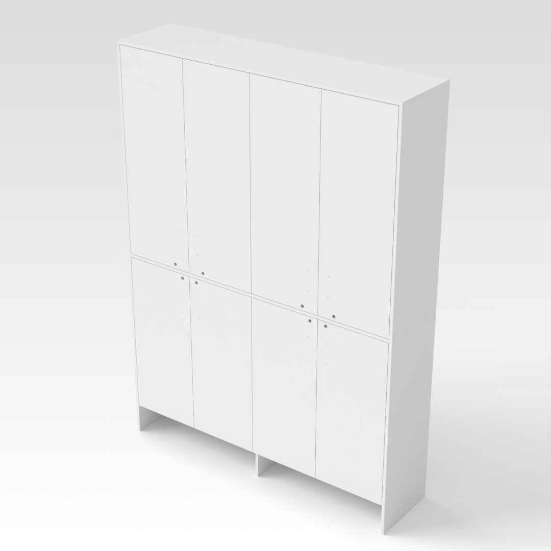 Warm White Shoe Cabinet