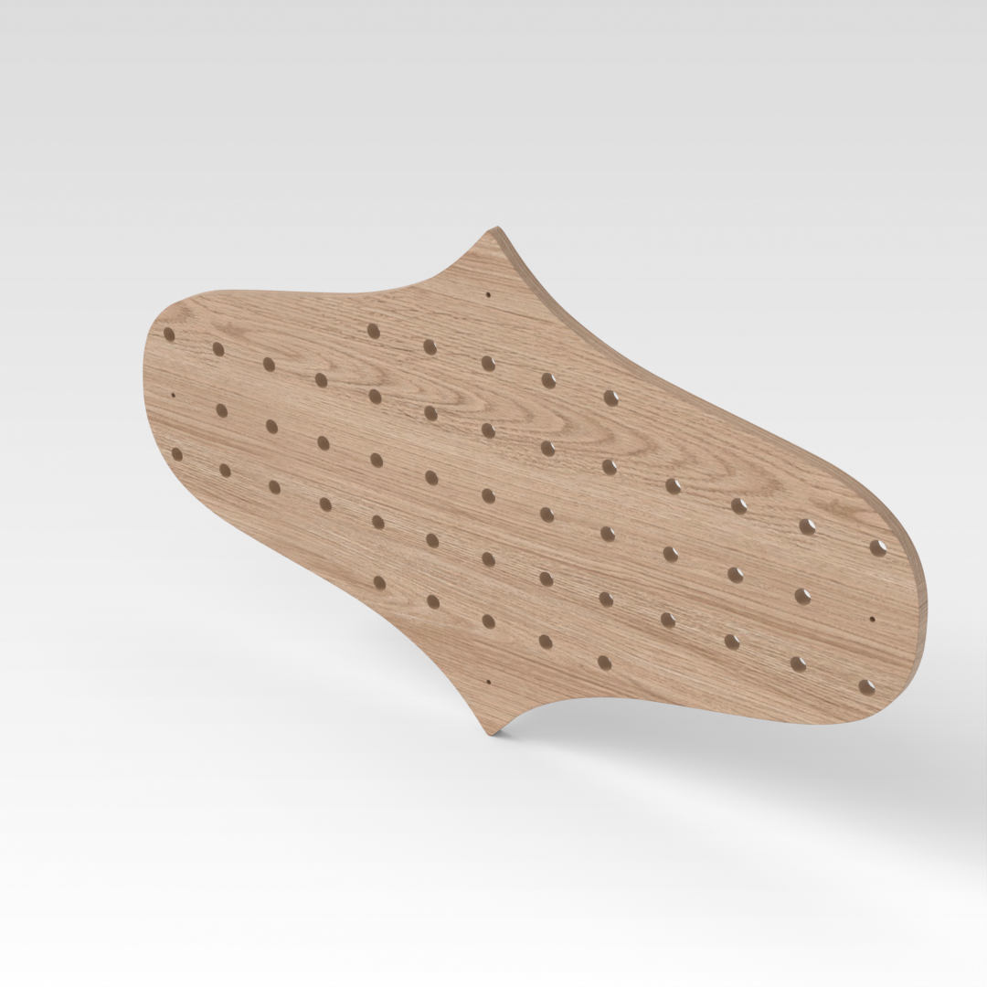 Breeze Natural Wood Pegboard