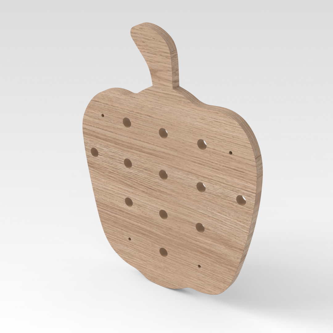 Breeze Natural Wood Pegboard