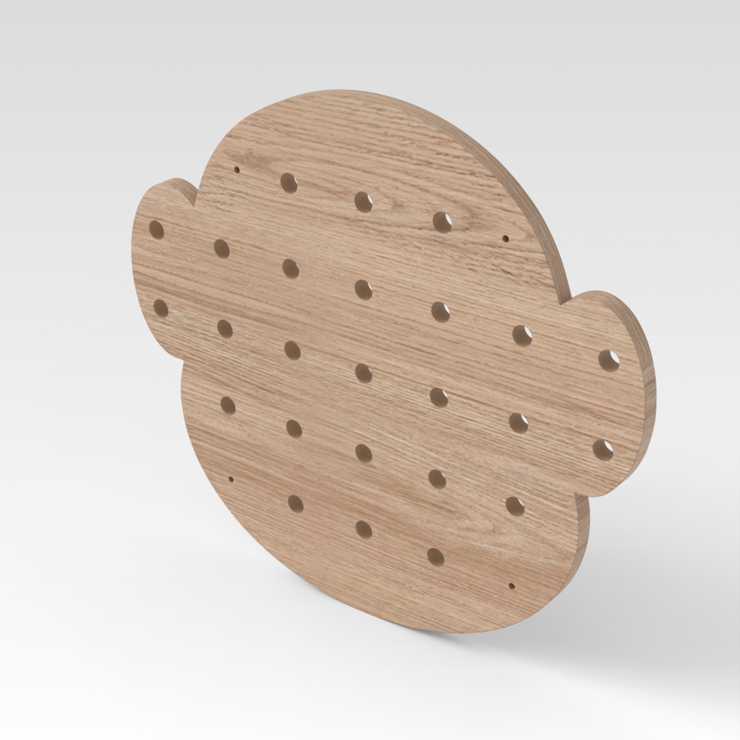 Breeze Natural Wood Pegboard