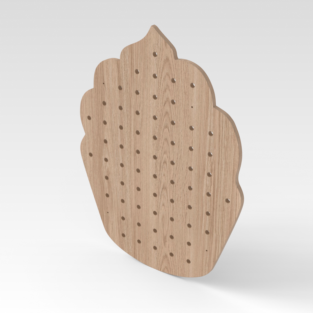 Breeze Natural Wood Pegboard