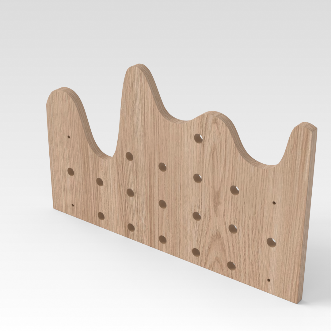 Breeze Natural Wood Pegboard