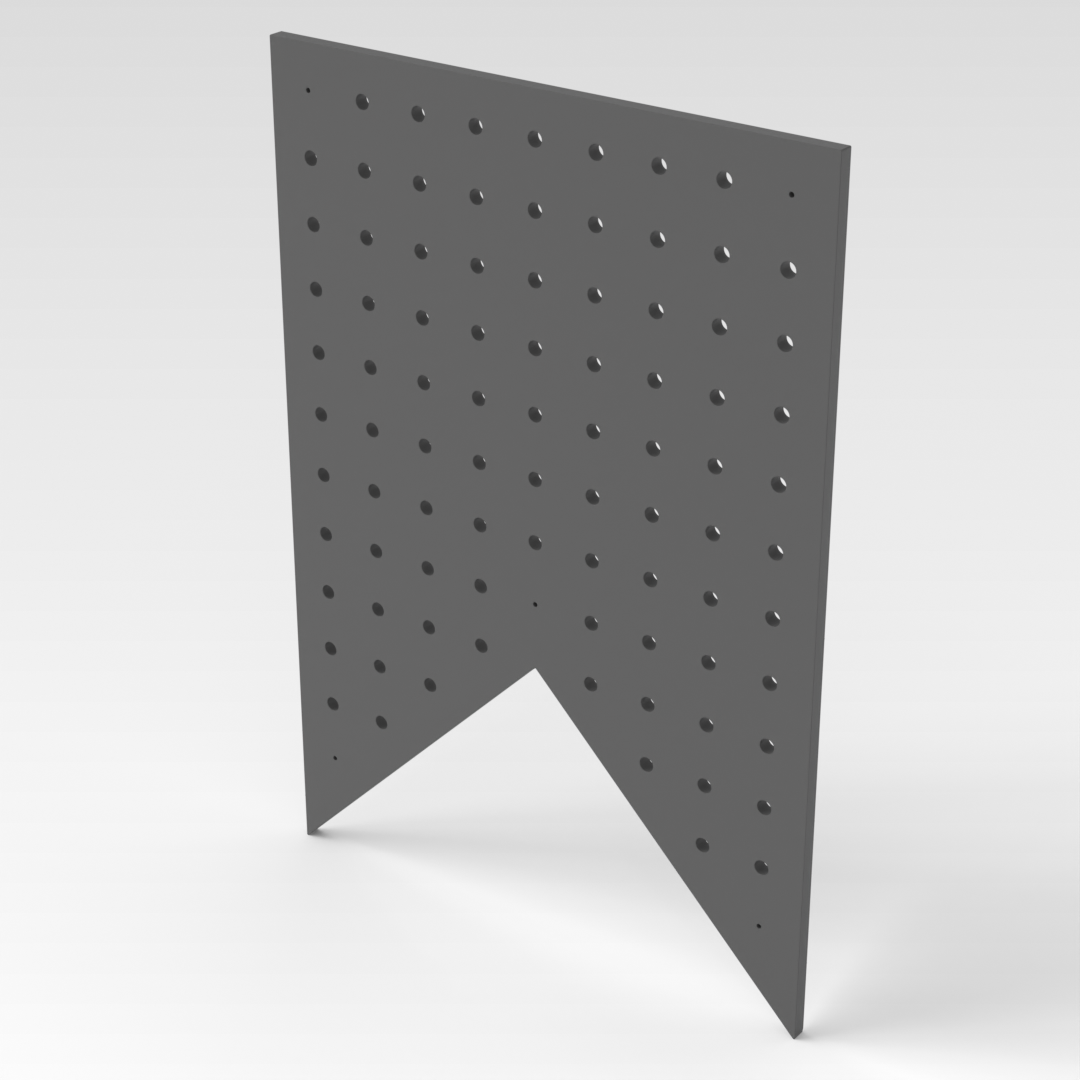 Sky Gray Pegboard