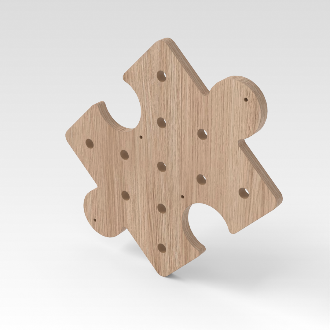 Breeze Natural Wood Pegboard