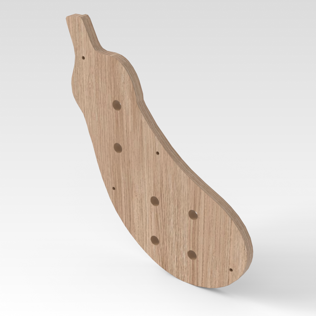 Breeze Natural Wood Pegboard