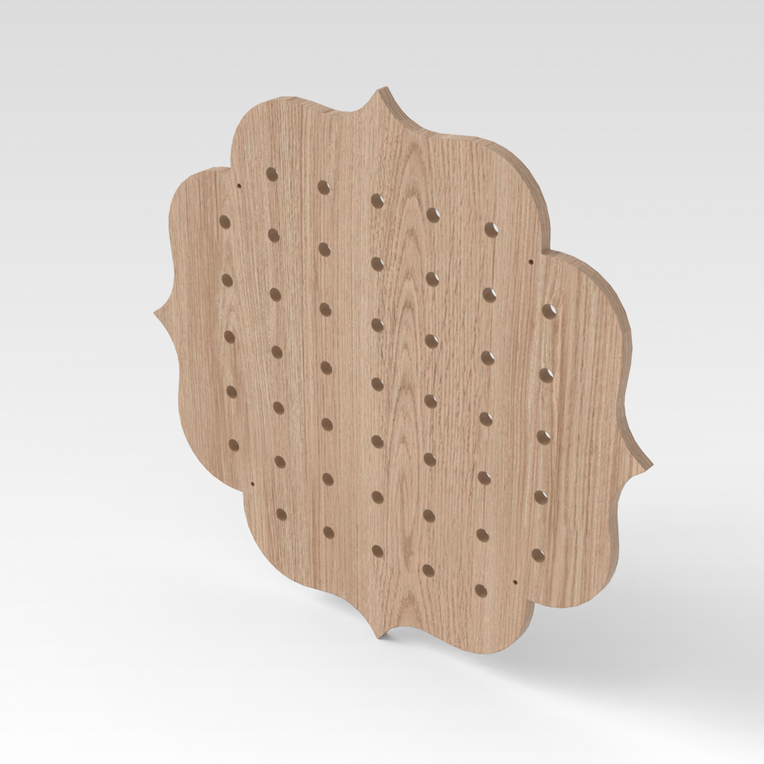 Breeze Natural Wood Pegboard