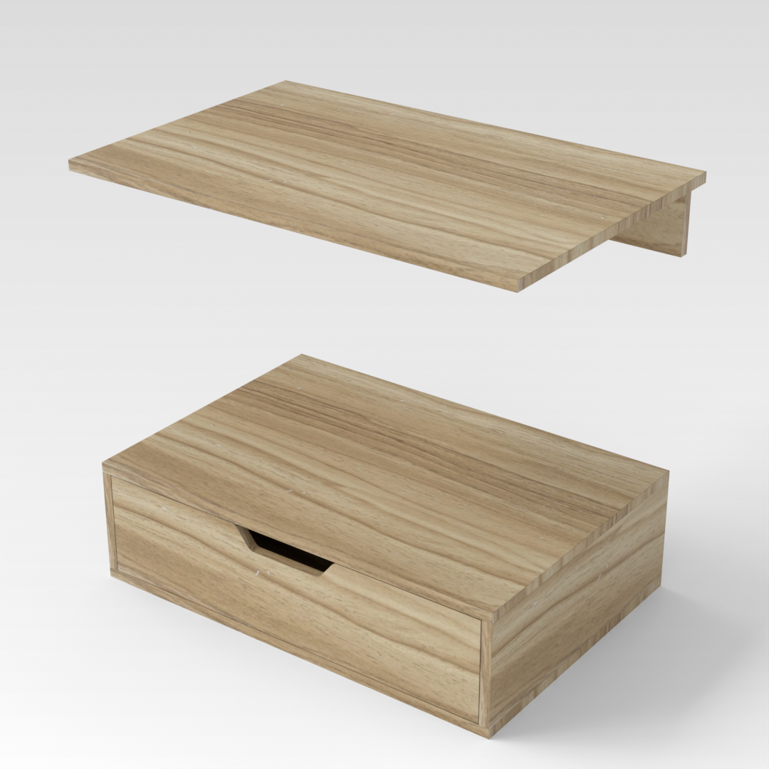 Country Oak Storage Rack