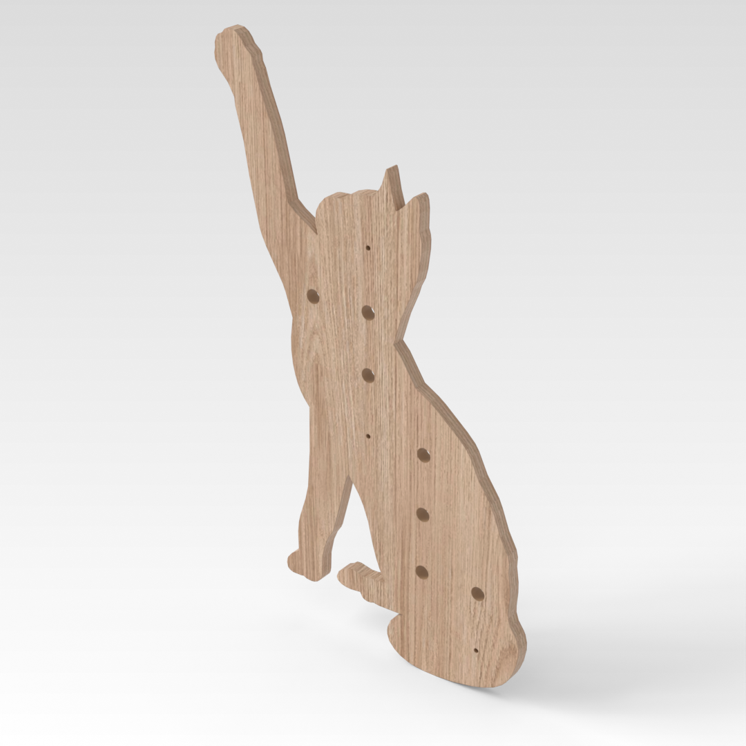 Breeze Natural Wood Pegboard