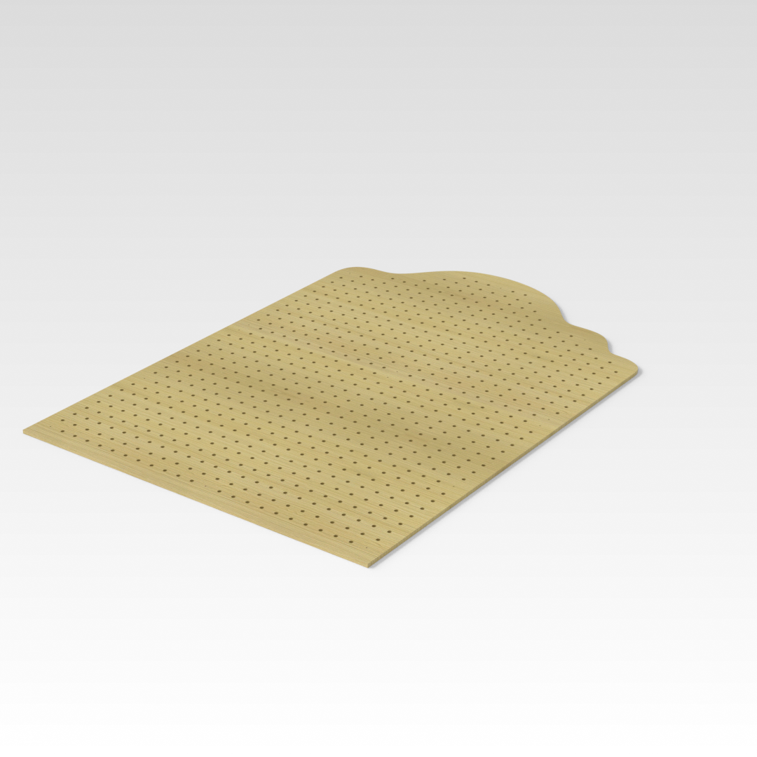 Golden Silkwood Pegboard