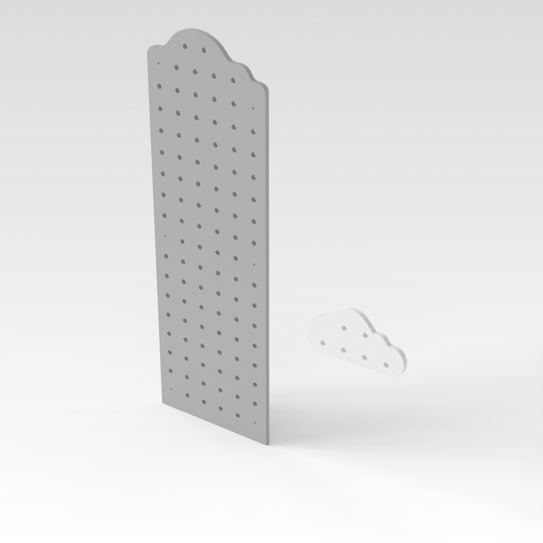 Light Gray Pegboard