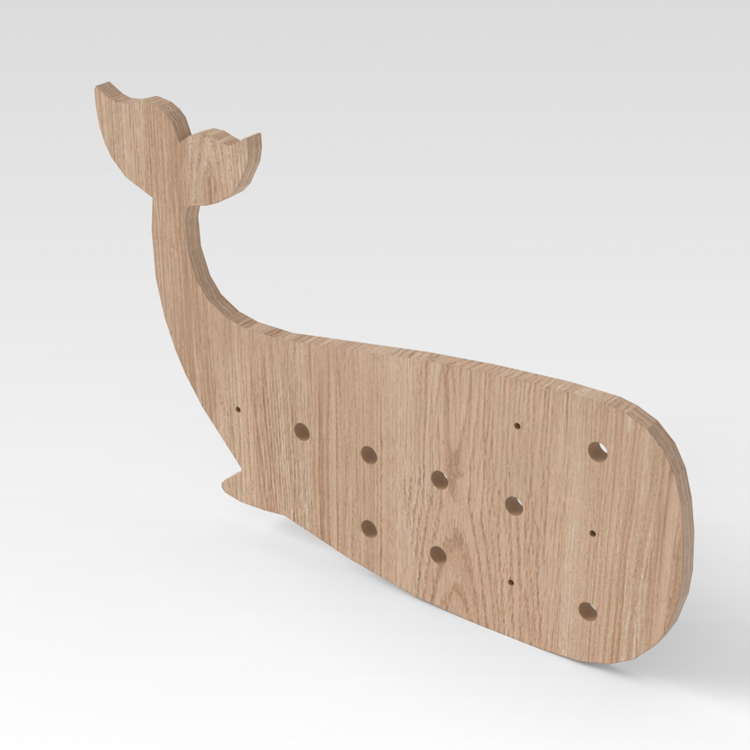 Breeze Natural Wood Pegboard