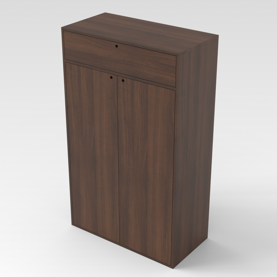 Prairie Oak Shoe Cabinet