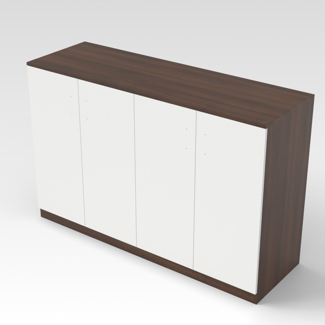 Prairie Oak & Warm White Sideboard