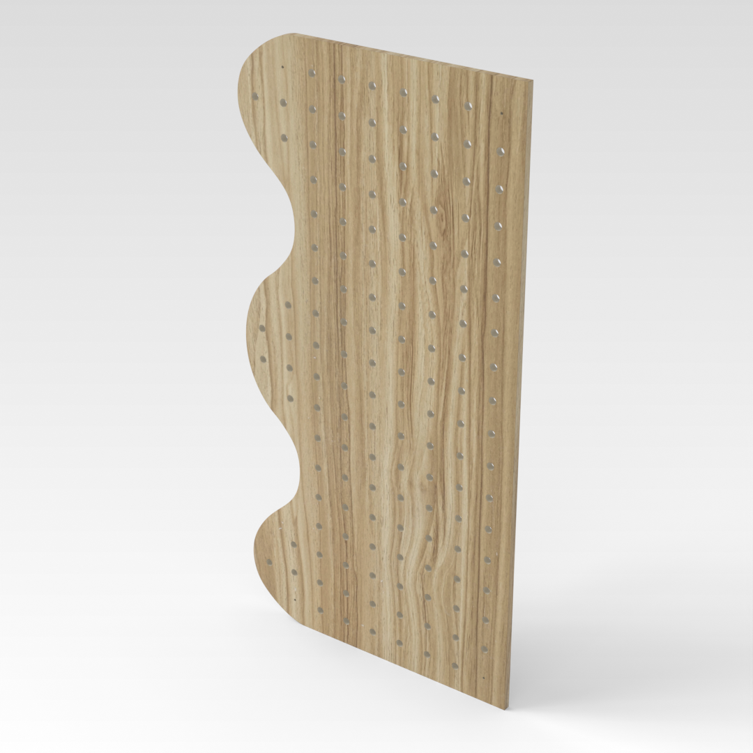 Country Oak Pegboard