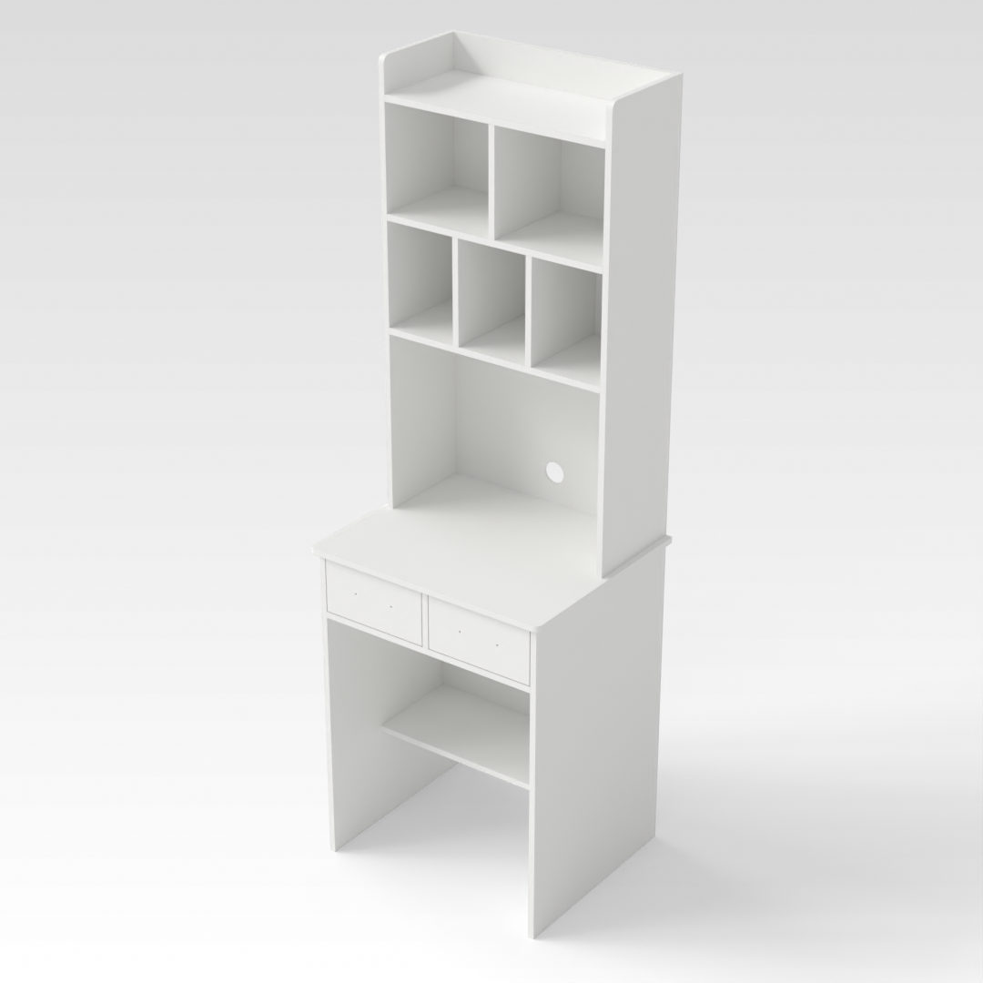 Warm White Desk