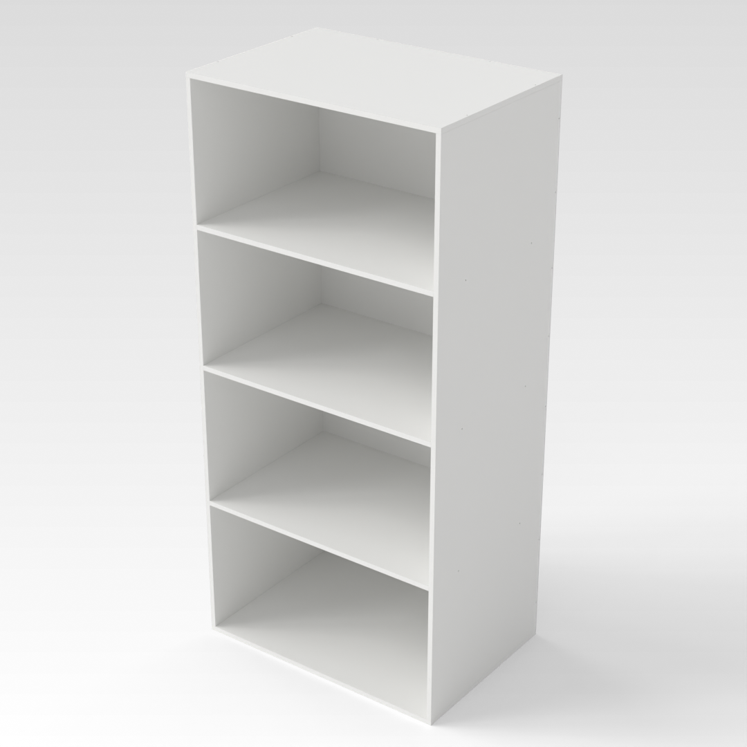 Warm White Bookcase