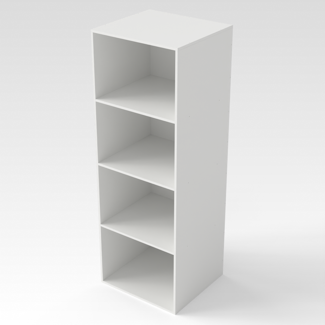 Warm White Bookcase
