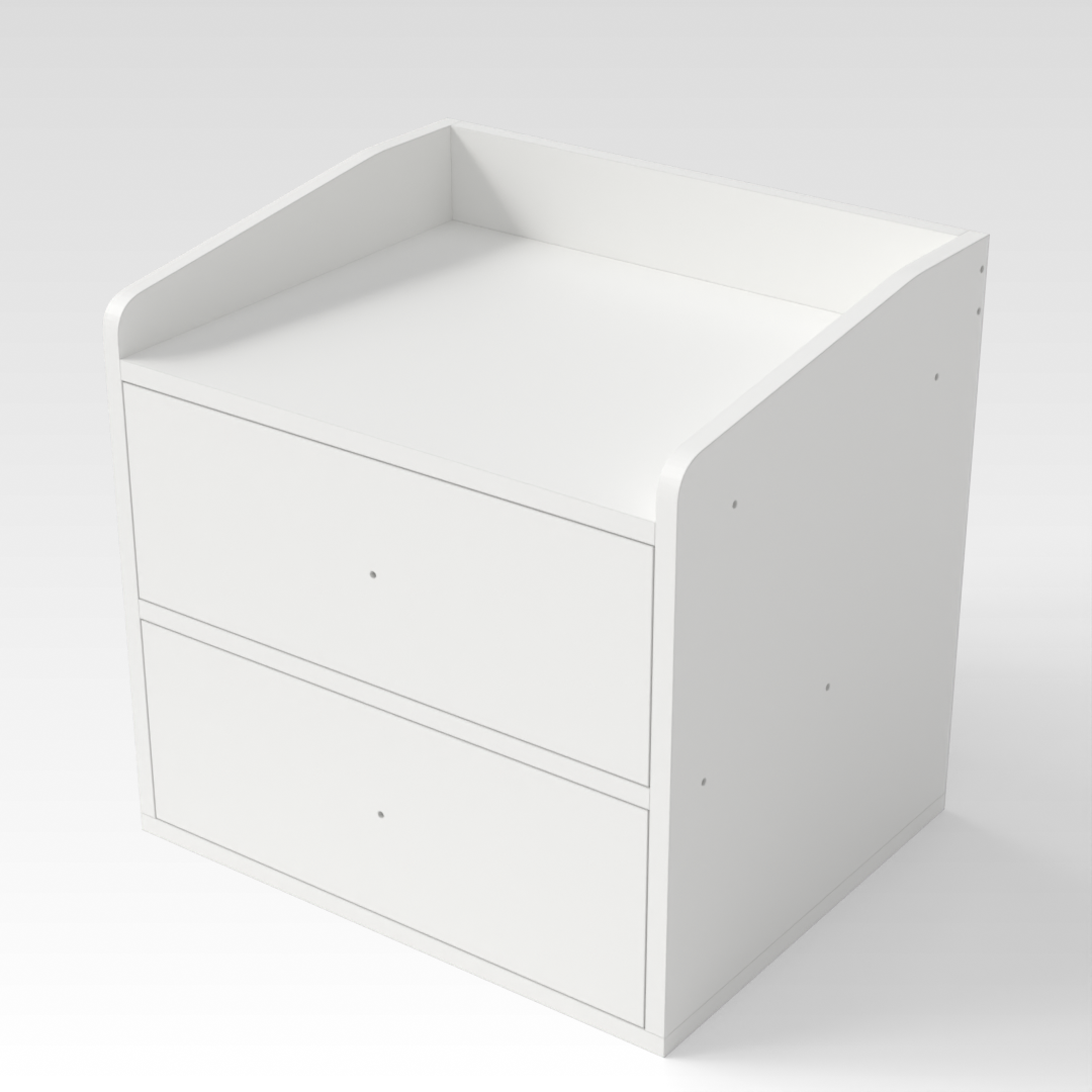 Warm White Nightstand