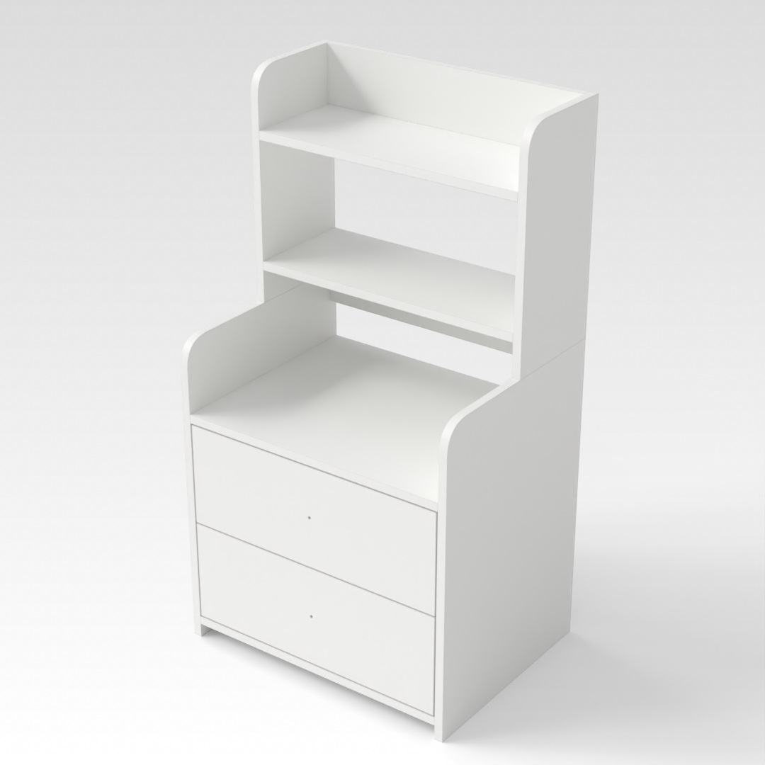 Warm White Nightstand