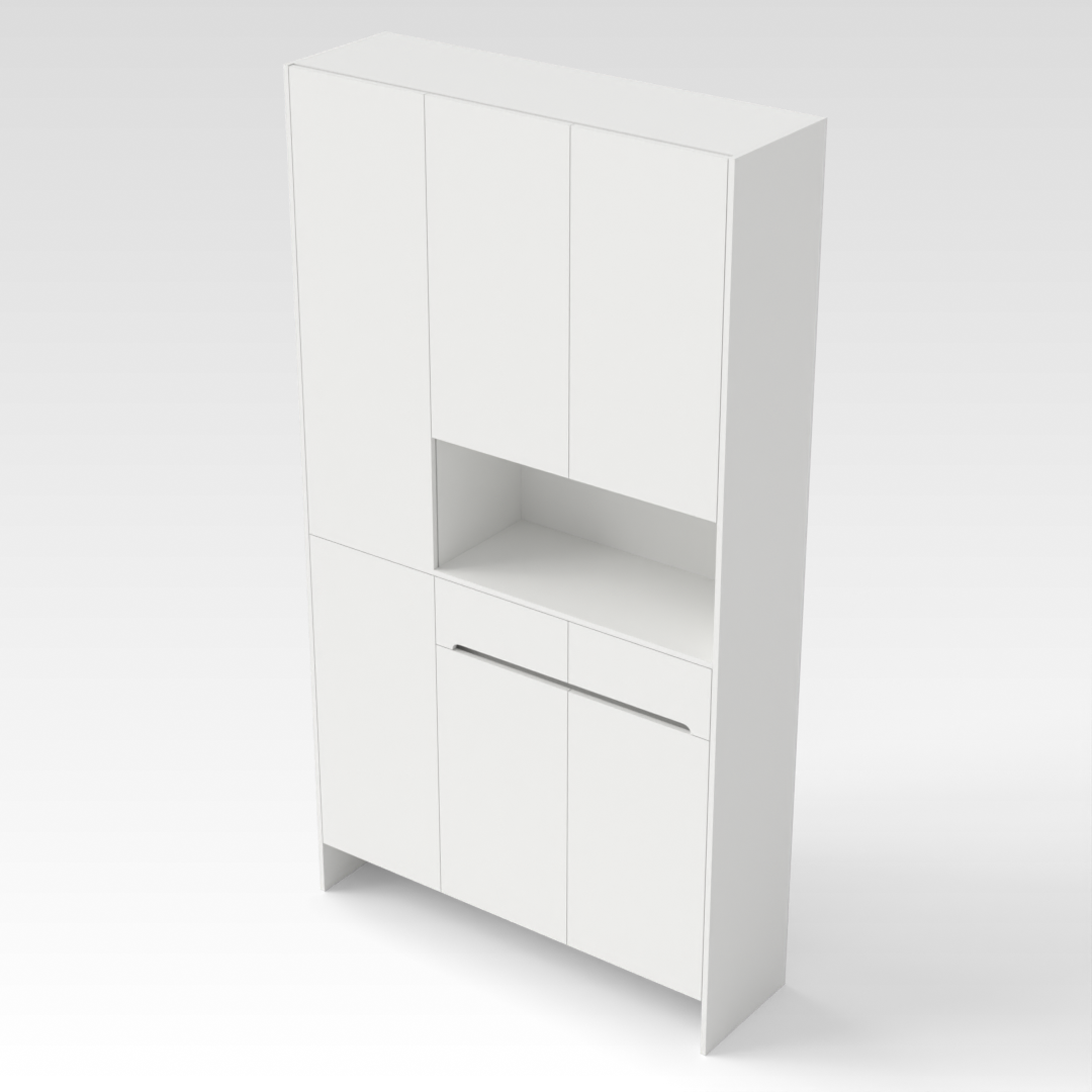 Warm White Shoe Cabinet