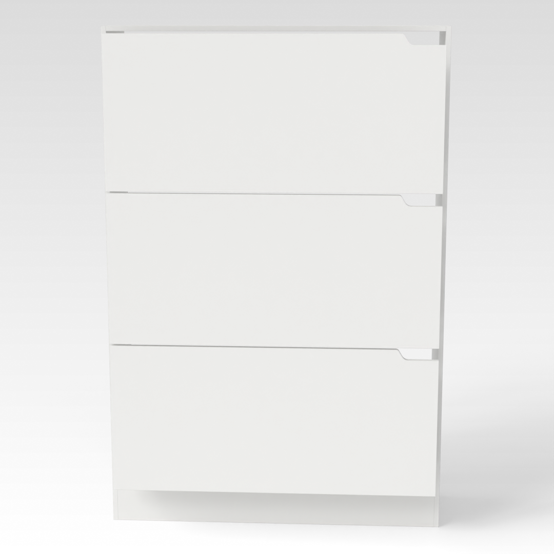 Warm White Shoe Cabinet