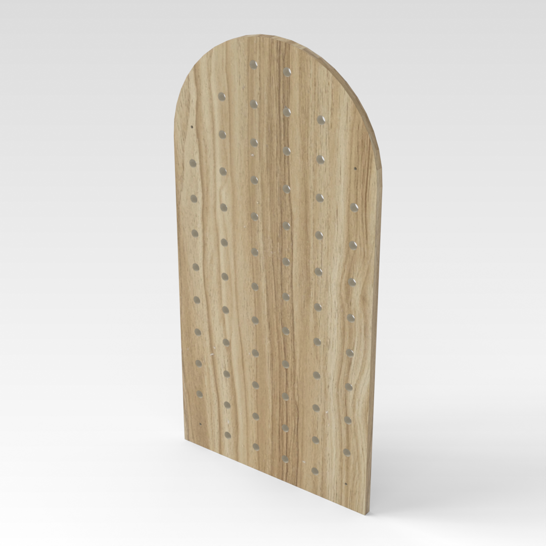 Country Oak Pegboard