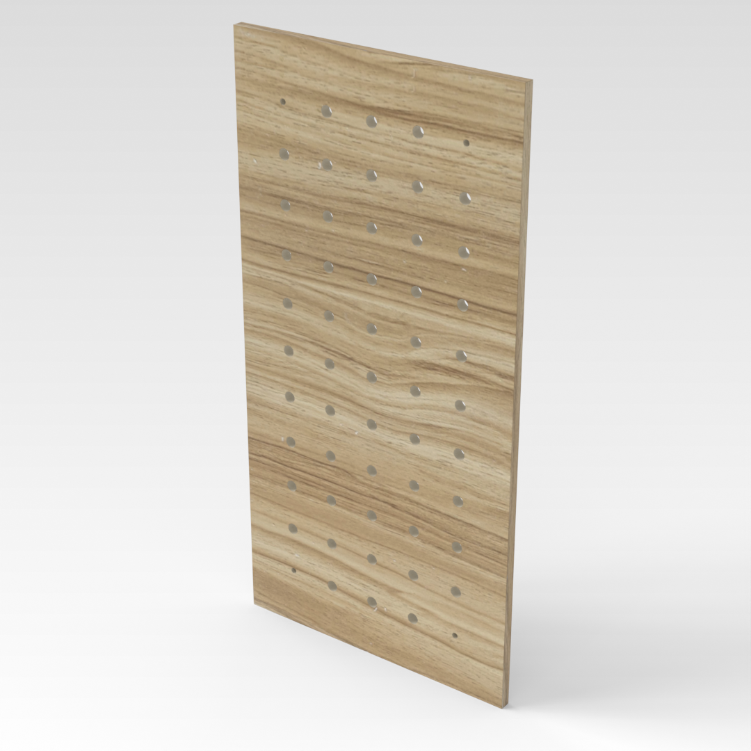 Country Oak Pegboard