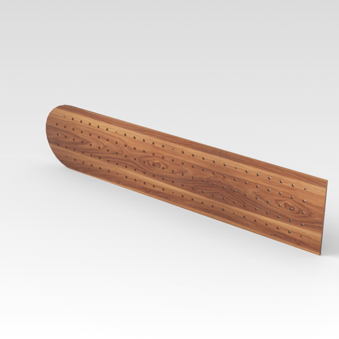 American Walnut Pegboard