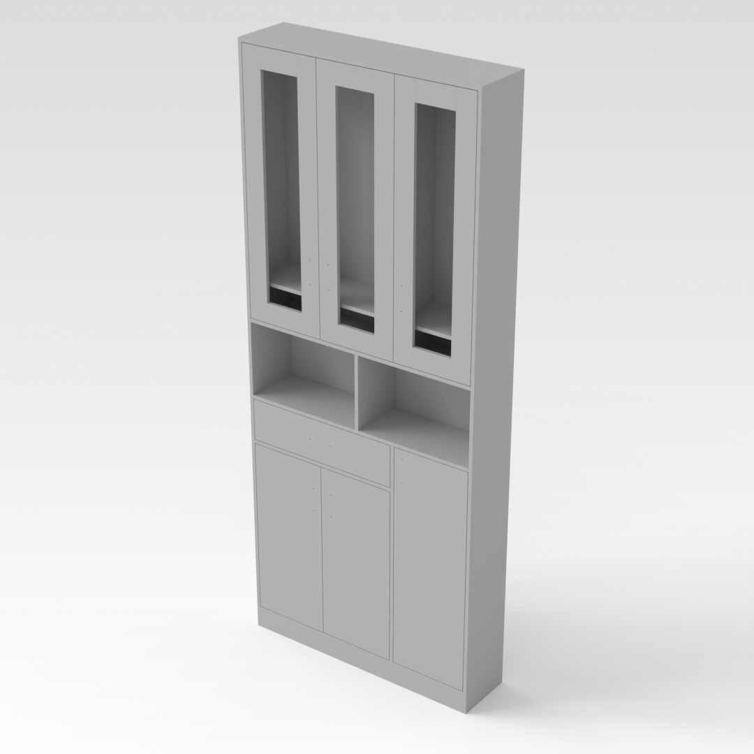 Light Gray Bookcase