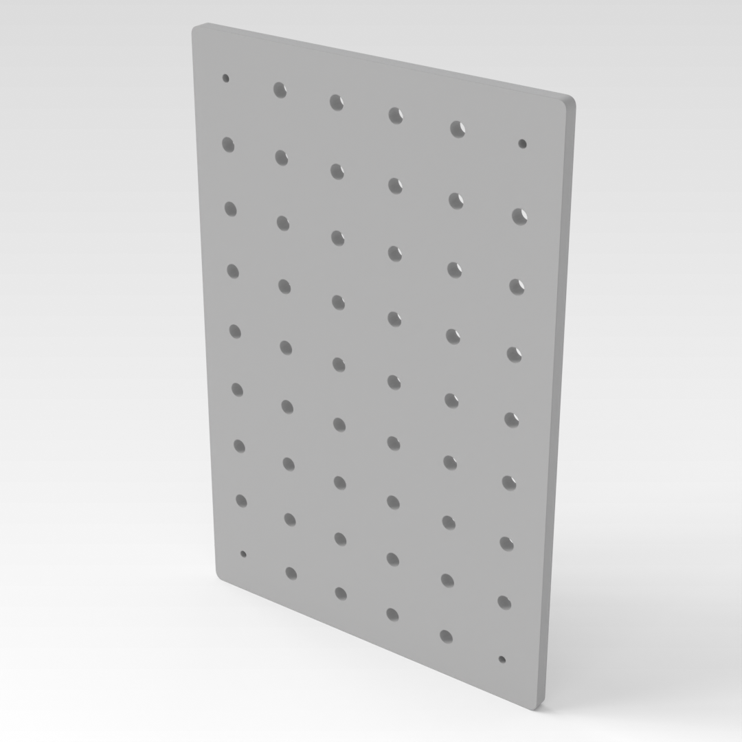Light Gray Pegboard